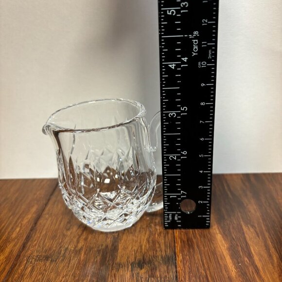 Waterford Crystal Mini Creamer Jug 3" Lismore Pour Spout and Handle Marked - Picture 9 of 9